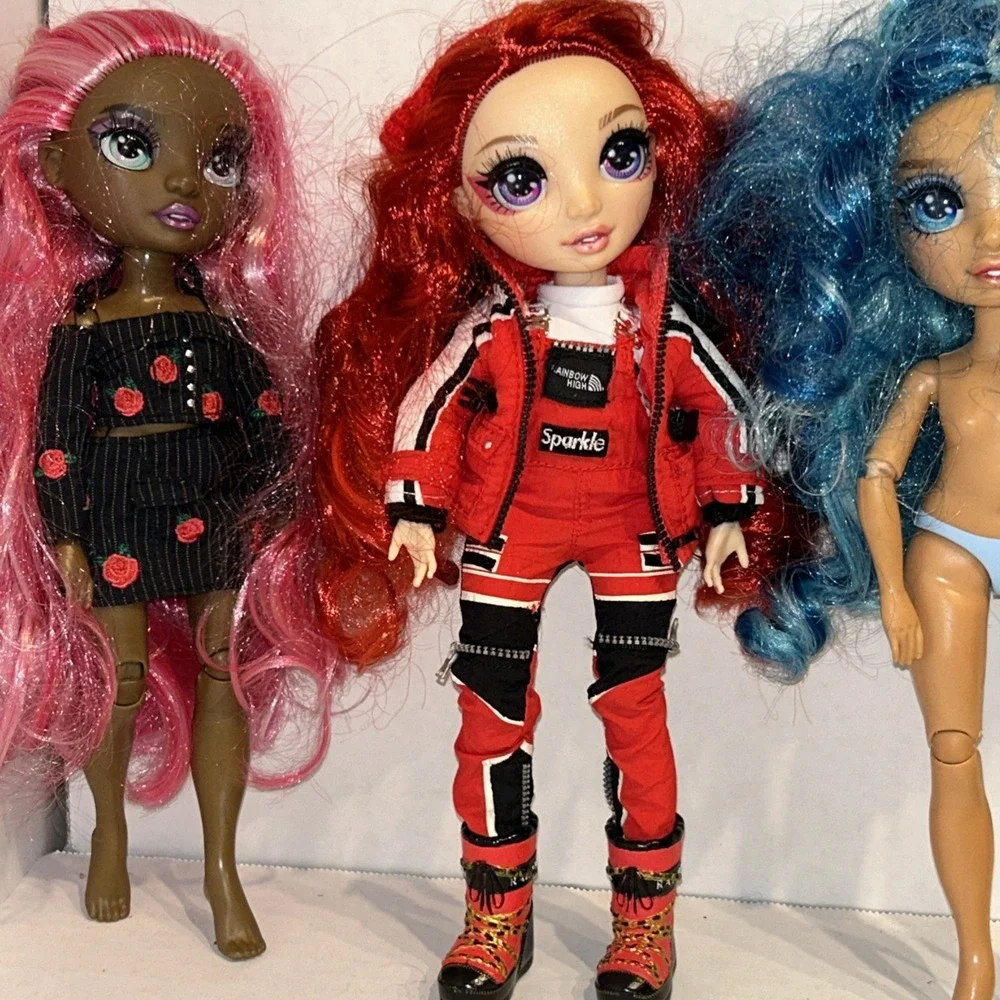 Rainbow High Winter Break Ruby Anderson, Daria, Skyler‎ Doll Lot E2